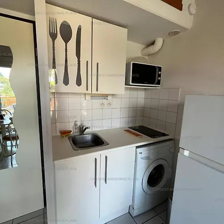 Plage: Pavillon Climatise/parking Proche - Fr-1-619-147 Holiday home Narbonne